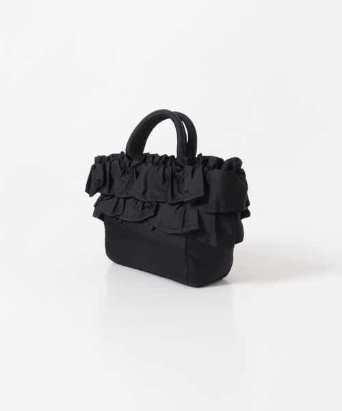 URBAN RESEARCH（アーバンリサーチ）の「GANNI　Mini Shopper Ruffle（ハンドバッグ・レディース・Black・-）」の4枚目の写真