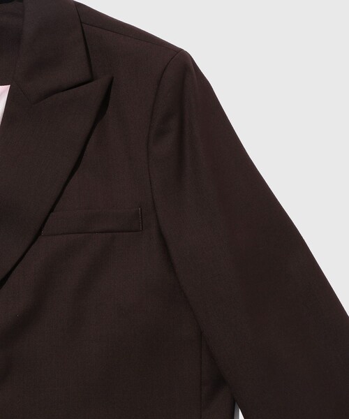 ADAM ET ROPE'（アダムエロペ）の「【Sefr/セファ】SEYDOU BLAZER（テーラードジャケット・メンズ・ブラック/ダークブラウン・M/S）」の7枚目の写真