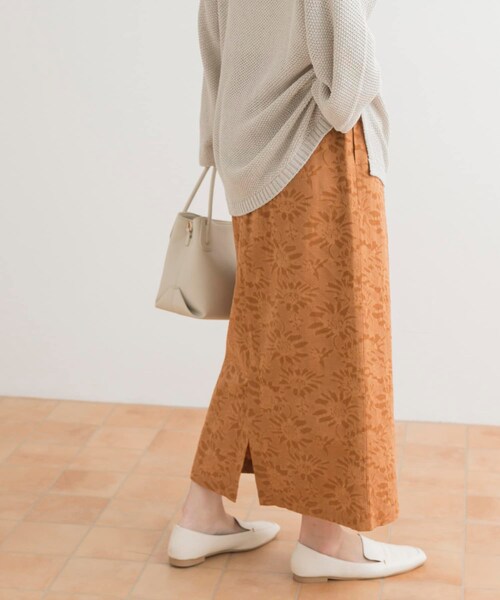 URBAN RESEARCH DOORS(アーバンリサーチドアーズ)の「ジャガードストレートスカート(スカート・レディース・IVORY/CAMEL・M)」の22枚目の写真