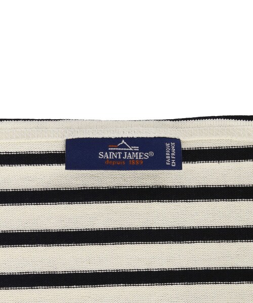 ADAM ET ROPE'（アダムエロペ）の「【公式サイト限定】【SAINT JAMES】20JC OUESSANT LOOSE（Tシャツ/カットソー・レディース・ネイビー/ブラック・1）」の18枚目の写真