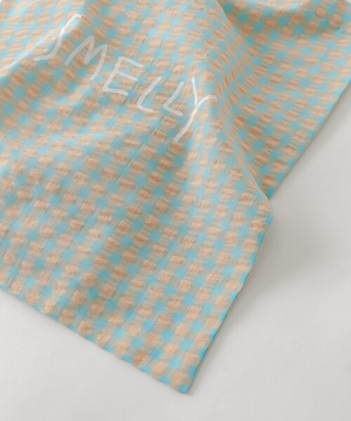 SMELLY（スメリー）の「プリントトートバッグM（トートバッグ・レディース・BLU.CHECK/YEL.CHECK/DOT/FLOWER/EMBROIDERY・M）」の15枚目の写真
