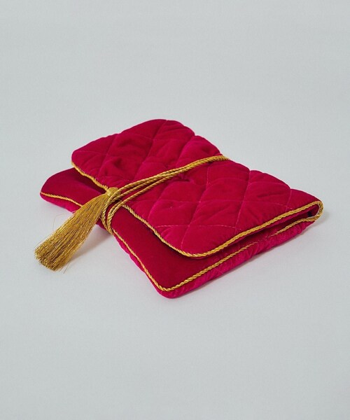 ADAM ET ROPE'（アダムエロペ）の「【J'aDoRe・店舗限定】【GIGI（ジジ）】Original jewelry pouch（ポーチ・レディース・ブラック/グリーン/ピンク・F）」の14枚目の写真