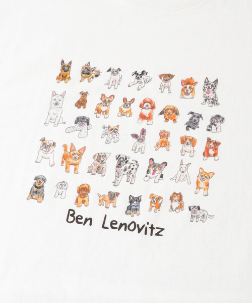 SENSE OF PLACE by URBAN RESEARCH(センスオブプレイスバイアーバンリサーチ)の「『別注』Ben Lenovitz×SENSE OF PLACE SHORT-SLEEVE T-SHIRTS(Tシャツ/カットソー・メンズ・WHITE/BLACK/BLK×WHT/GRAY・M/L)」の13枚目の写真
