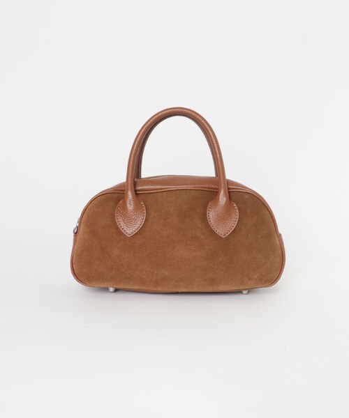 URBAN RESEARCH DOORS(アーバンリサーチドアーズ)の「MARCO BIANCHINI スウェードレザーラウンドバッグ(ショルダーバッグ・レディース・NERO/CUOIOSCURO・FREE)」の11枚目の写真