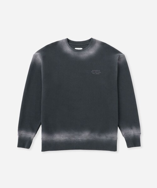 Saturdays NYC(サタデーズ ニューヨークシティ )の「Ari Relaxed Faded Dye Sweatshirt(スウェット・レディース・スミクロ/グリーン/ワイン・L/M/S/XL)」の7枚目の写真
