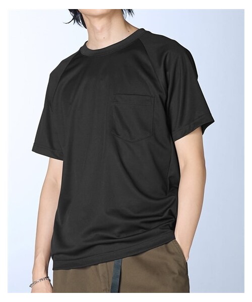 nissen（ニッセン）の「メッシュ半袖Ｔシャツ【大きいサイズ有】　【細見え設計】　吸汗速乾・UVカット　（消臭テープ付）（Tシャツ/カットソー・メンズ・オフホワイト/カーキ/黒/ネイビー/ダークブルー/グレー・M/L/LL/3L/4L/5L/6L/8L/10L）」の20枚目の写真