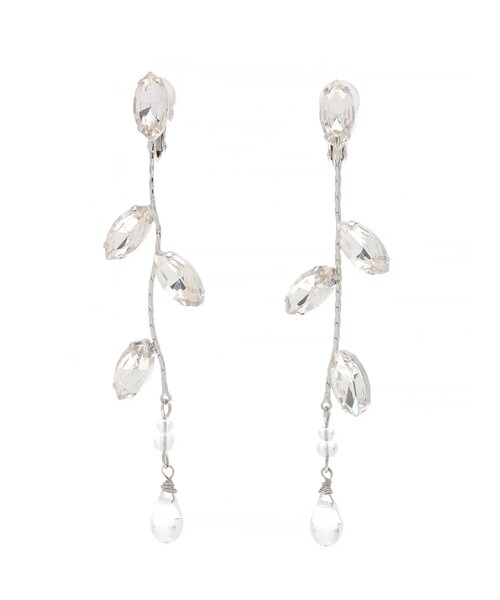 MERCURYDUO（マーキュリーデュオ）の「ドロップビジューイヤリング（イヤリング・レディース・シルバー・F）」の3枚目の写真