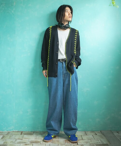 SENSE OF PLACE by URBAN RESEARCH（センスオブプレイスバイアーバンリサーチ）の「ストレートデニムパンツ（デニムパンツ・メンズ・BLACK/L.INDIGO・S/M/L）」の18枚目の写真