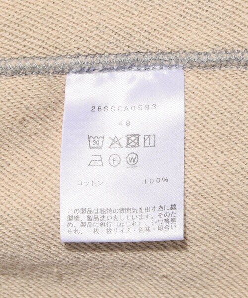 ADAM ET ROPE'（アダムエロペ）の「【cantate/カンタータ】Essential Sweat Pullover（スウェット・メンズ・ブラック/グレー・46/48）」の13枚目の写真