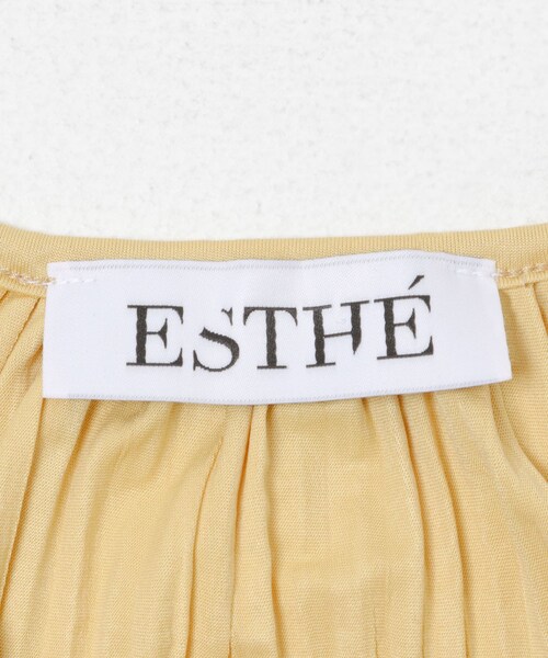 URBAN RESEARCH(アーバンリサーチ)の「ESTHE PLEATED HALTER MAXI DRESS(ワンピース・レディース・YELLOW・S)」の7枚目の写真