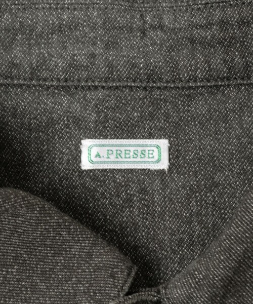 URBAN RESEARCH(アーバンリサーチ)の「A PRESSE Vintage Black Chambray Work Jacket(カバーオール・メンズ・BLACK・2/3/4)」の8枚目の写真