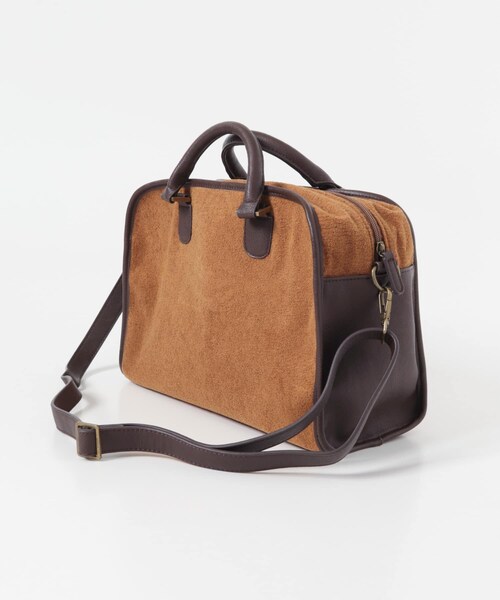 KBF（ケイビーエフ）の「パイルボストンBAG（ボストンバッグ・レディース・CAMEL/CHARCOAL・One）」の10枚目の写真