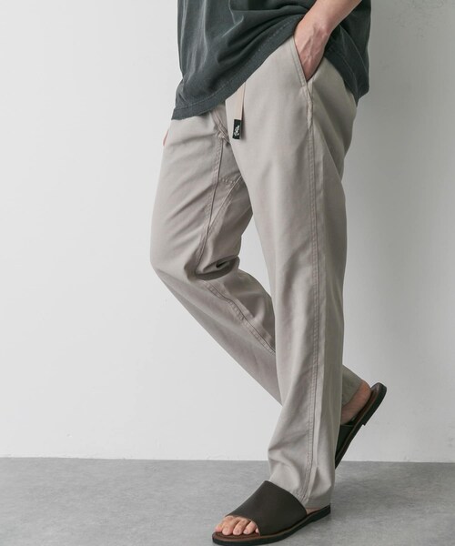 URBAN RESEARCH DOORS（アーバンリサーチドアーズ）の「『別注』Gramicci　Linen Blend Pants（その他パンツ・メンズ・NATURAL/OLD BLUE/CHARCOAL/BLACK・S/M/L）」の9枚目の写真
