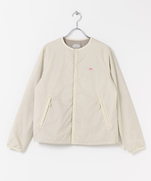 URBAN RESEARCH DOORS(アーバンリサーチドアーズ)の「DANTON INSULATIONCOLLARLESS JACKET(その他アウター・レディース・IVORY/PINK/BLACK・M)」の7枚目の写真