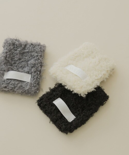 SMELLY（スメリー）の「ワンタッチフラットポーチ（ポーチ・レディース・L.GRY/IVO/GRY/BLK/MOC・M/S）」の8枚目の写真