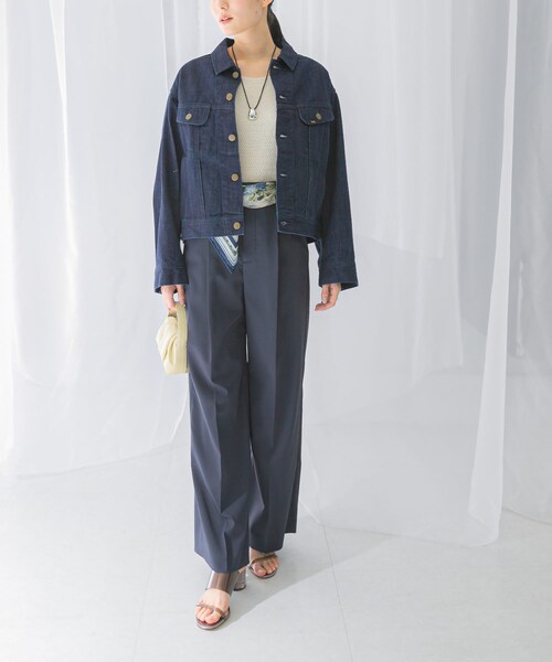 URBAN RESEARCH ROSSO（アーバンリサーチロッソ）の「『別注』Lee101×ROSSO　SHORT JACKET（デニムジャケット・レディース・ONE WASH/MEDIUMUSED・Short）」の10枚目の写真