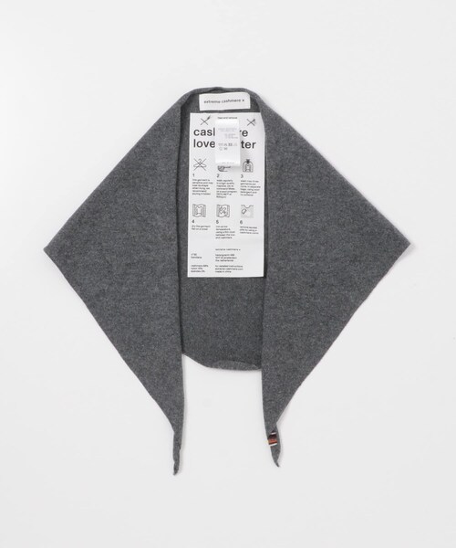 URBAN RESEARCH（アーバンリサーチ）の「Extreme Cashmere　bandana（バンダナ/スカーフ・レディース・rosa/d brown/felt/raven・-）」の9枚目の写真