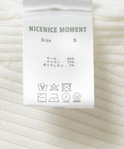 URBAN RESEARCH（アーバンリサーチ）の「NICENICE MOMENT　TURTLE NECK BODY SUIT（ニット/セーター・レディース・BLACK/IVORY・S/M）」の10枚目の写真