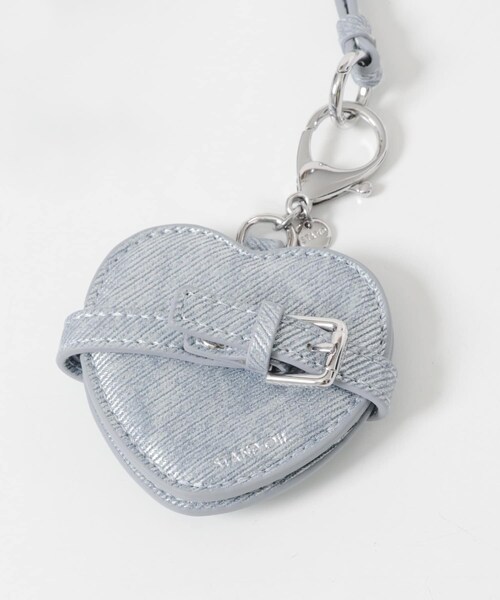 KBF（ケイビーエフ）の「STAND OIL　BELTED MIRROR KEYRING（キーホルダー・レディース・CAMEL/SLV DENIM/BLACK・One）」の11枚目の写真