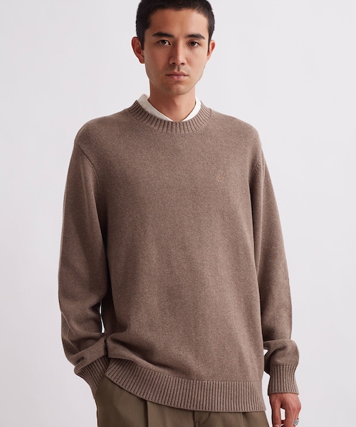 Saturdays NYC（サタデーズ ニューヨークシティ ）の「Greg Crewneck Sweater（ニット/セーター・メンズ・チャコール/サックス・L/M/S/XL/XS）」の21枚目の写真