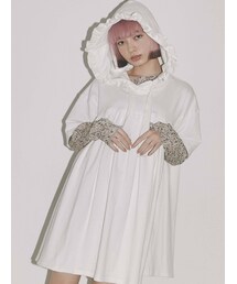 merry jenny | フリルフードワンピース(ワンピース)