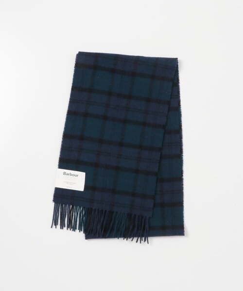 Barbour　tartan lambswool scarf