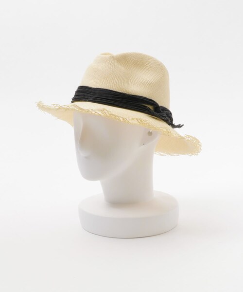 URBAN RESEARCH（アーバンリサーチ）の「artesano　HAT∴（ハット・レディース・WHT/BLK・M）」の2枚目の写真