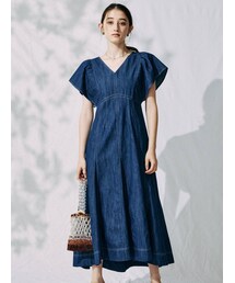 MERCURYDUO | パネル切替ステッチワンピース(ワンピース)