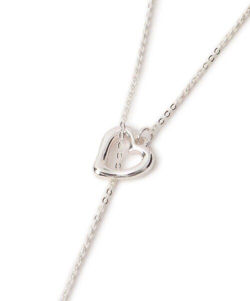 VIS（ビス）の「ハートポイントチェーンYネックレス（ネックレス・レディース・ゴールド/シルバー・F）」の16枚目の写真