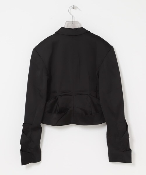 GANNI クロップドテーラードジャケット サイズ36 Ganni ウィメンズ テーラードジャケット | SSENSE 日本