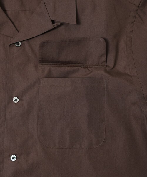 URBAN RESEARCH（アーバンリサーチ）の「THE DAY　OPEN COLLAR SHIRT（シャツ/ブラウス・メンズ・BLACK/BROWN/WHITE・1/2）」の20枚目の写真