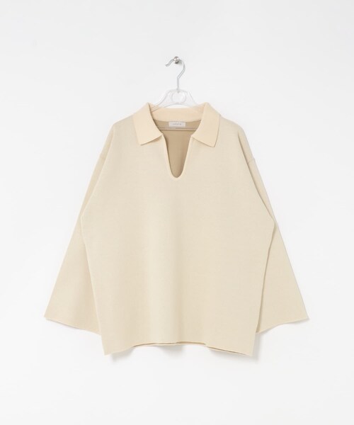 LAATO（ラート）の「sweat style polo knit（ニット/セーター・レディース・クリーム/チョコレート・FREE）」の14枚目の写真