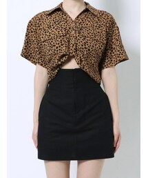 EMODA | ツイストショートシャツ(シャツ/ブラウス)