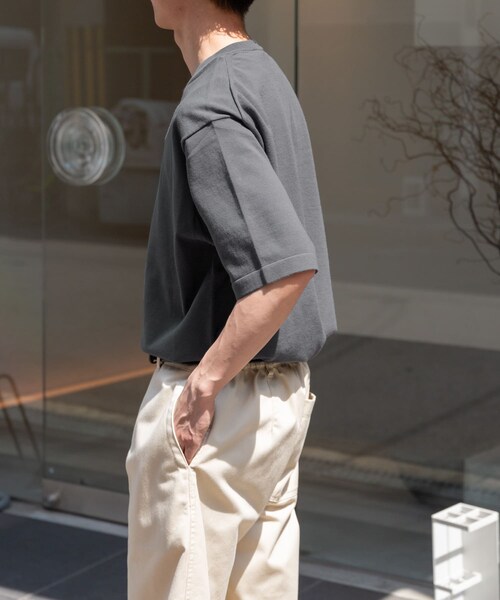 URBAN RESEARCH DOORS（アーバンリサーチドアーズ）の「FORK&SPOON　ヘンリーネックニットTシャツ（ニット/セーター・メンズ・IVORY/MOSSMINT/GRAY・4/5）」の11枚目の写真