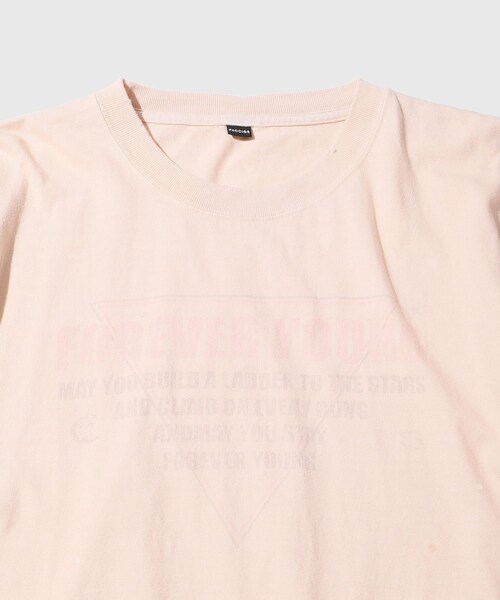 ADAM ET ROPE'(アダムエロペ)の「【FACCIES/ファッチーズ】AGING FADE TEE(SOFT)(Tシャツ/カットソー・メンズ・キナリ/ブラック・1/2)」の8枚目の写真
