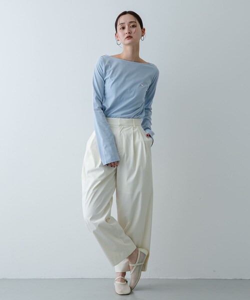 SENSE OF PLACE by URBAN RESEARCH（センスオブプレイスバイアーバンリサーチ）の「『軽量』メッシュフラットシューズ（パンプス・レディース・BLACK/IVORY・S/M/L）」の14枚目の写真