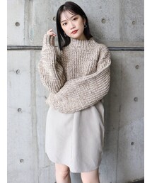 MURUA | メランジニットドッキングワンピース(ワンピース)