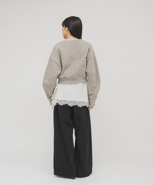 KBF（ケイビーエフ）の「ヴィンテージライクレースキャミソール（キャミソール・レディース・IVORY/BEIGE/BROWN・One）」の14枚目の写真