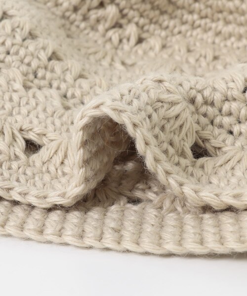 SMELLY（スメリー）の「クロシェニットハット（ハット・レディース・BEG/BLK・-）」の22枚目の写真