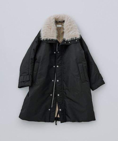 ADAM ET ROPE'(アダムエロペ)の「【upper hights for ADAM ET ROPE'】別注 THE U-BENCH COAT(ナイロンジャケット・レディース・ブラック/グレー・F)」の22枚目の写真