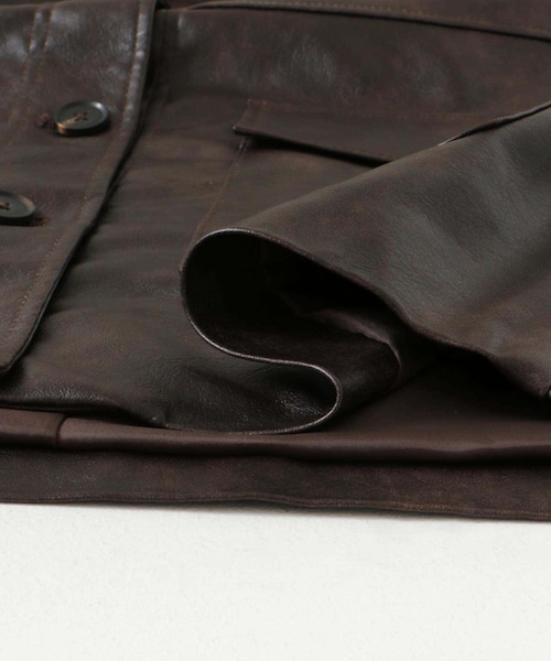 ITEMS URBANRESEARCH（アイテムズ アーバンリサーチ）の「カバーオールジャケット（カバーオール・レディース・BRN/BLK・FREE）」の20枚目の写真