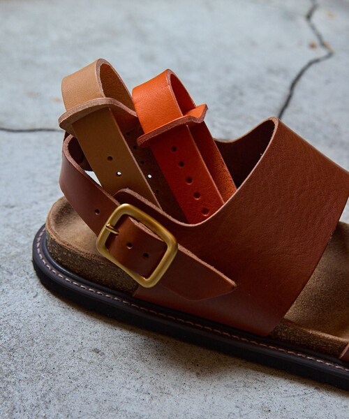 ADAM ET ROPE'（アダムエロペ）の「【HenderScheme/エンダースキーマ】chameleon slide（サンダル・メンズ・ブラック/ダークブラウン・L/M/S）」の10枚目の写真