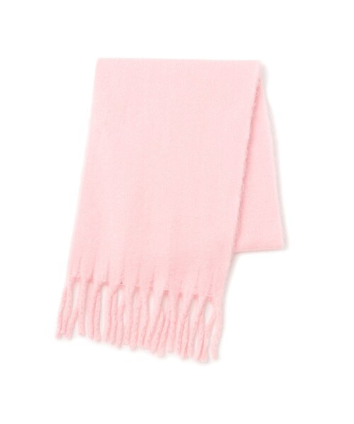 VIS（ビス）の「ふわふわフリンジマフラー/静電気防止（マフラー・レディース・ライトグレー/キナリ/ベージュ/ブルー/レッド/ピンク系・F）」の21枚目の写真