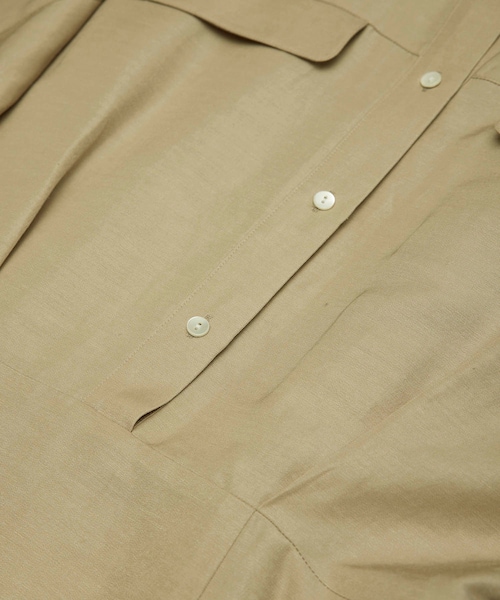 ROPE'（ロペ）の「スキッパーIラインワンピース（ワンピース・レディース・ブラック/ベージュ・36/38）」の15枚目の写真