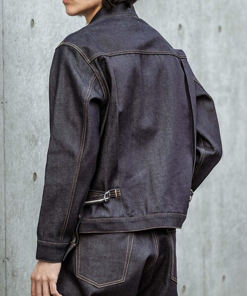 URBAN RESEARCH（アーバンリサーチ）の「SHIOTA　スーピマDENIM JACKET#BEN（デニムジャケット・メンズ・INDIGO・S/M/L/XL）」の5枚目の写真