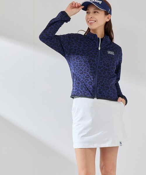 ROPE'(ロペ)の「【UV CARE】【吸水速乾】【ストレッチ】アニマル柄JQ UVライトブルゾン(ブルゾン・レディース・グレー/ネイビー/ピンク・L/M/S)」の20枚目の写真