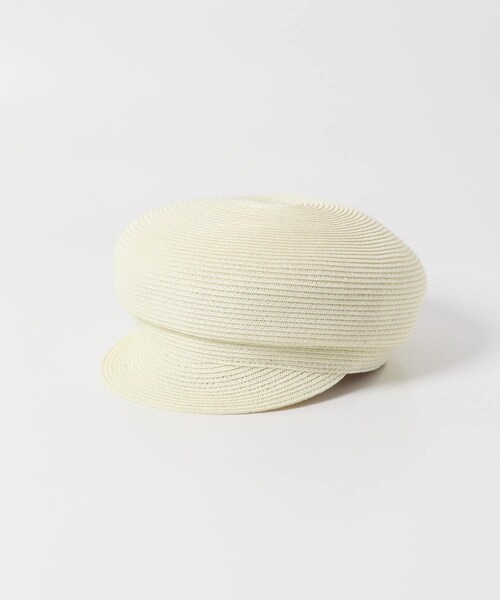 SENSE OF PLACE by URBAN RESEARCH(センスオブプレイスバイアーバンリサーチ)の「ペーパーキャスケット(キャスケット・レディース・IVORY/BROWN/BEIGE・one/One)」の6枚目の写真