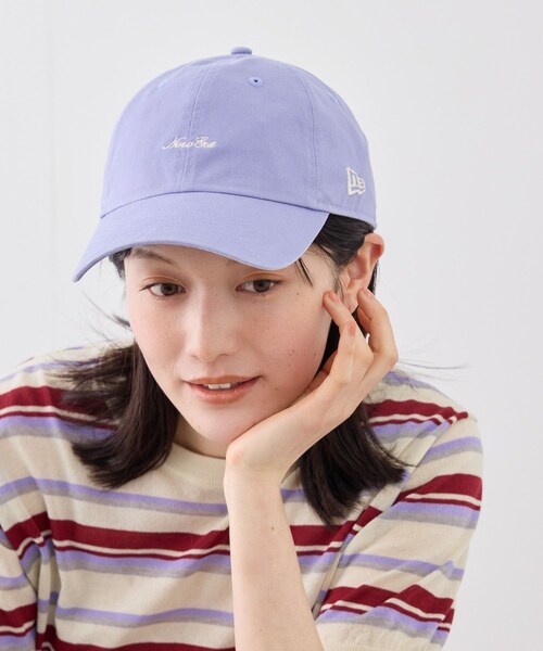ROPE' PICNIC（ロペピクニック）の「【NEW ERA(R)別注】HEAVY ENZYME WASH Casual Classic CAP（キャップ・レディース・ブラック/ベージュ/ラベンダー系・F）」の9枚目の写真