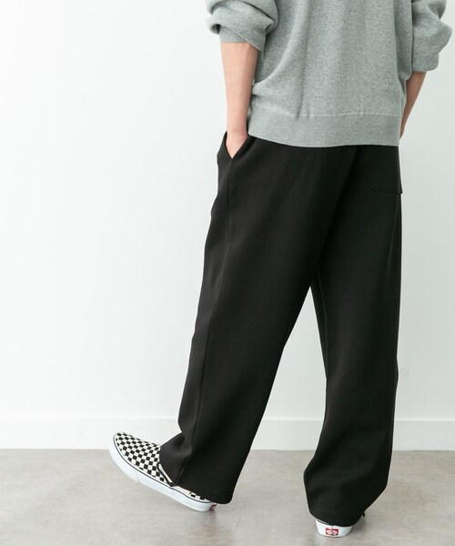 URBAN RESEARCH Sonny Label（アーバンリサーチサニーレーベル）の「リラックスワイドスウェットパンツ（スウェットパンツ・メンズ・ブラック/杢グレー・M/L）」の21枚目の写真