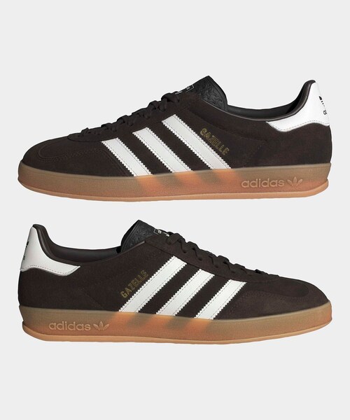 ADAM ET ROPE'（アダムエロペ）の「【adidas（アディダス）】GAZELLE INDOOR（スニーカー・レディース・ダークブラウン・23/24/25）」の12枚目の写真